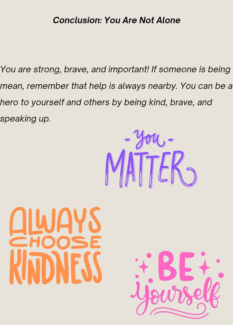 How to Deal with a Bully: Be Better, Be Kind (eBook)